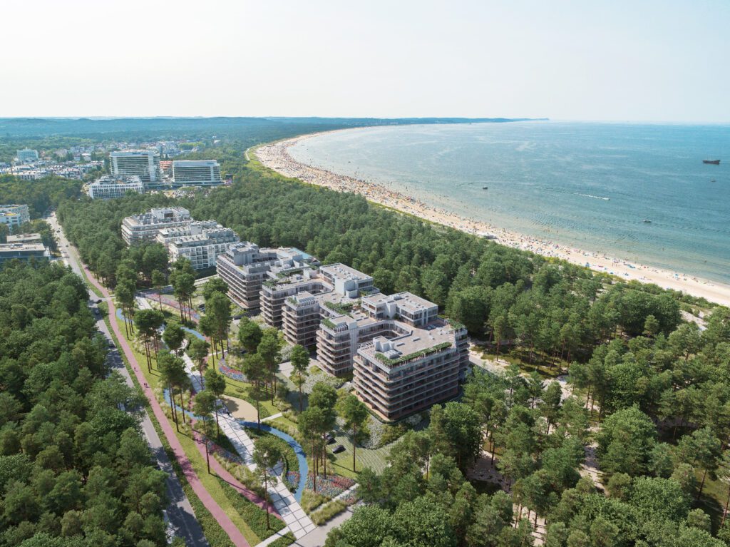 Neubauprojekt in Swinemünde, Visualisierung der Anlage