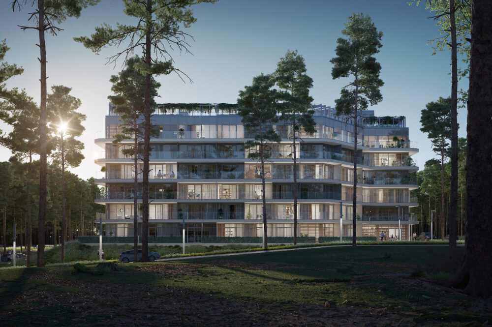 Anlage des Neubauprojekts in Swinemünde