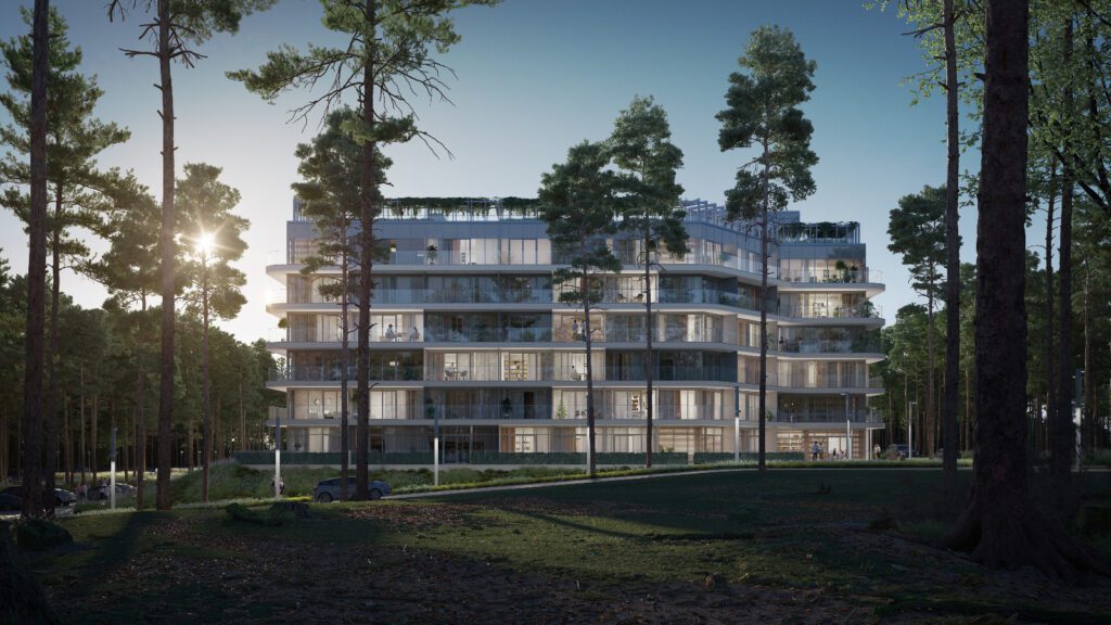 Anlage des Neubauprojekts in Swinemünde