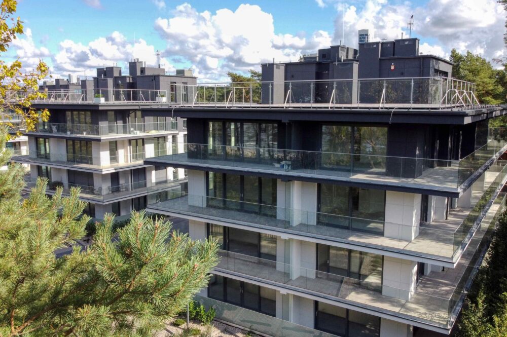 Neubau Ferienanlage bei Niechorze mit Blick auf die Ostsee