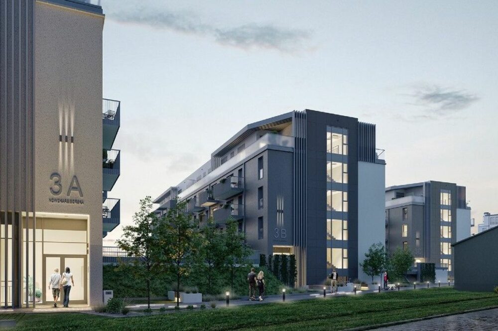 Neubau in Swinemünde – Visualisierung des Wohnquartiers