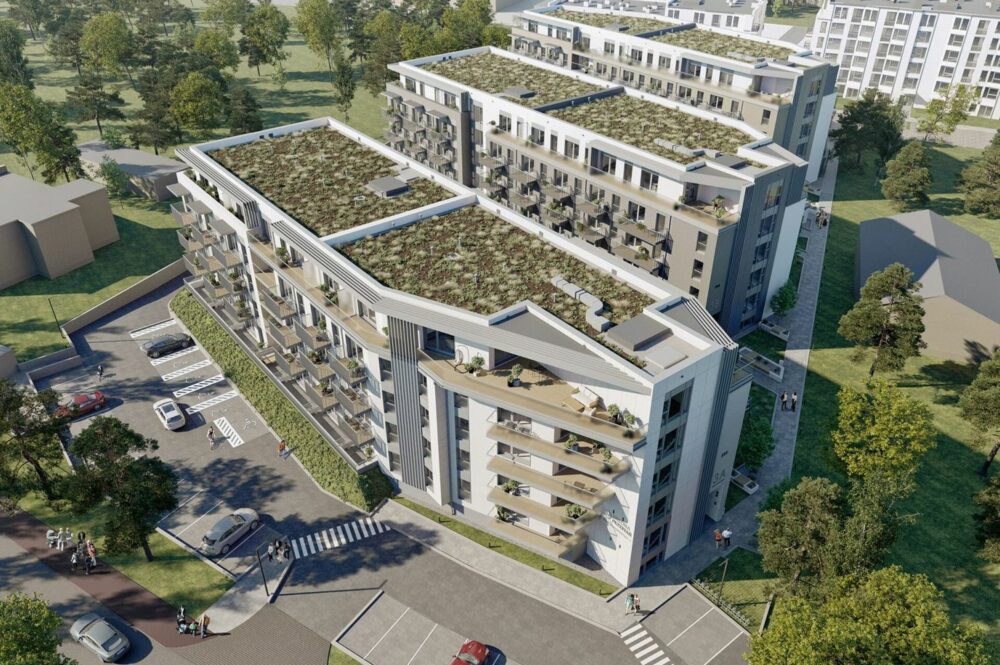 Neubauwohnung in Swinemünde kaufen – Außenansicht der Wohnanlage