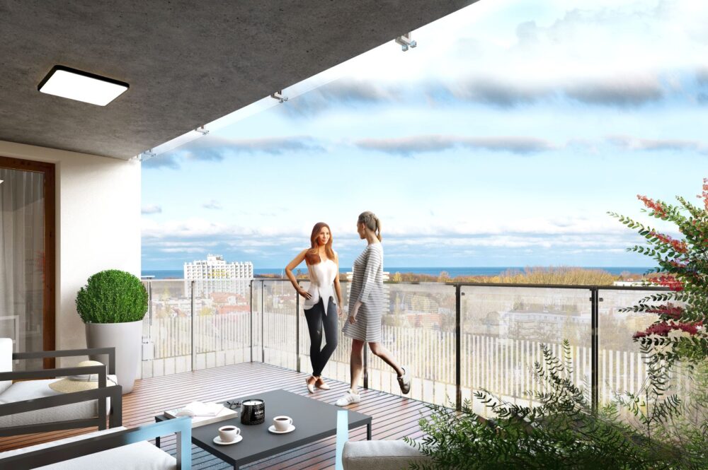 Neubau Kolberg, Wohnung an der Ostsee