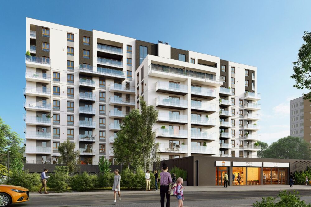 Innenansicht einer Neubauwohnung in Kolberg