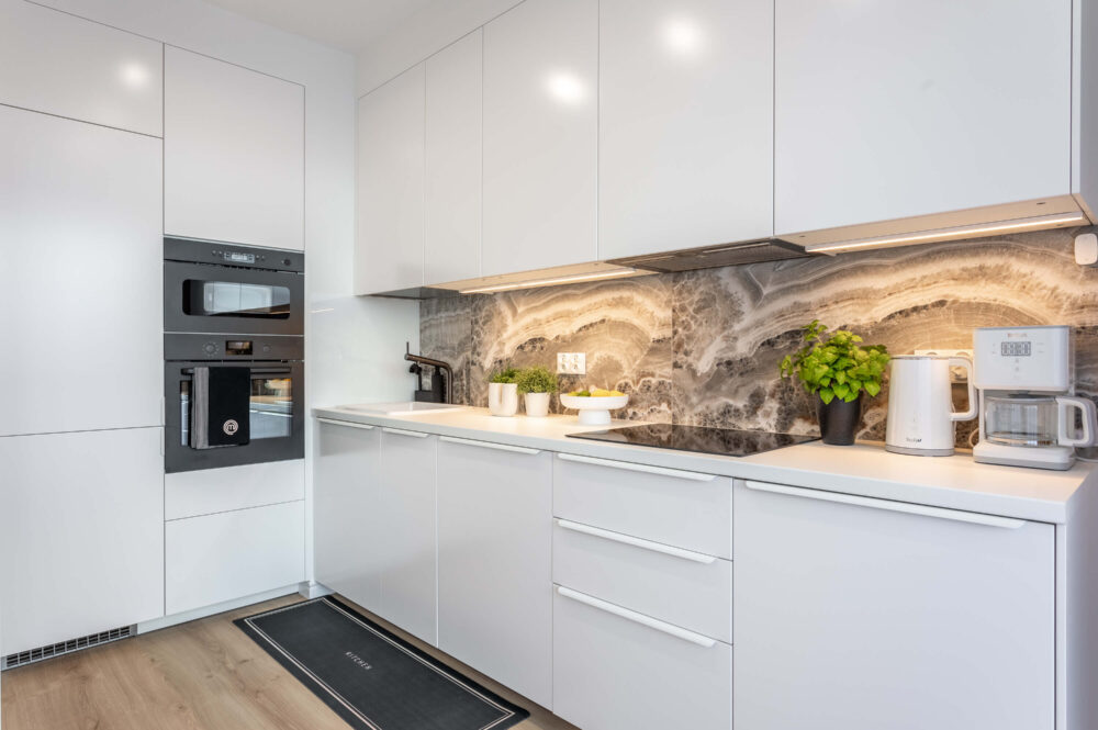 Hauptschlafzimmer der Wohnung in Swinemünde