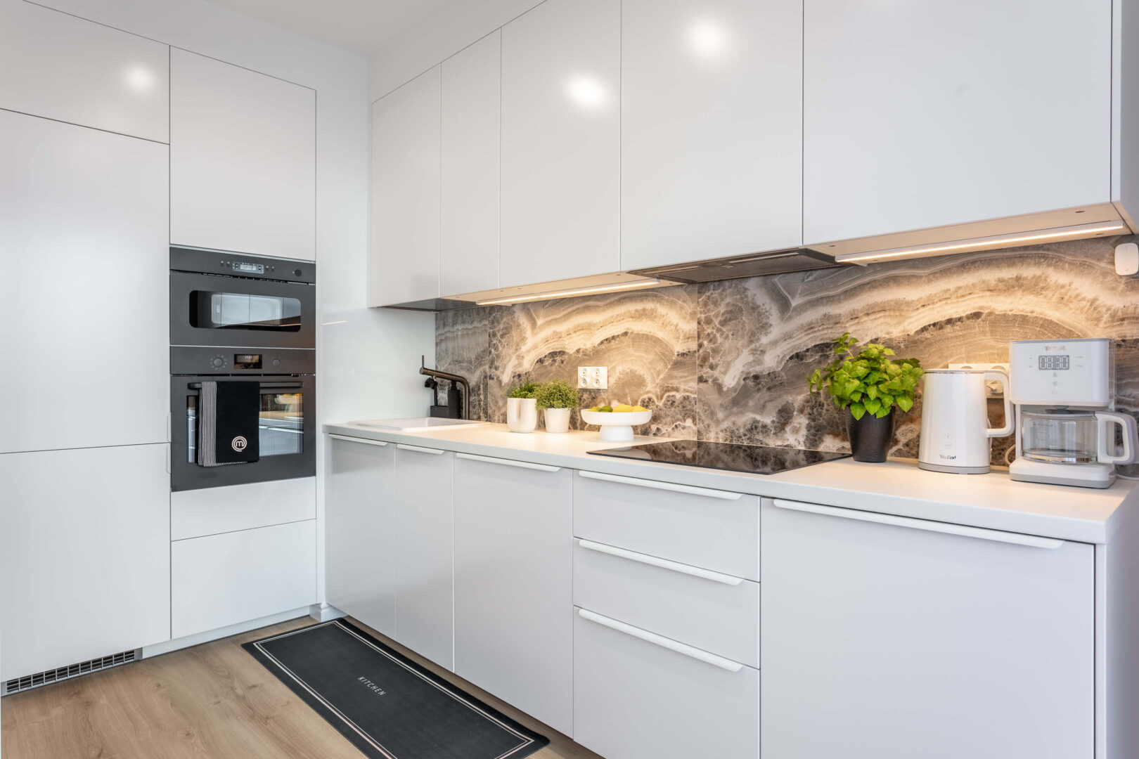 Hauptschlafzimmer der Wohnung in Swinemünde