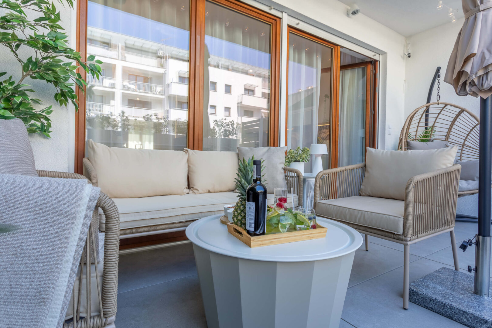 Essplatz der Ferienwohnung in Swinemünde