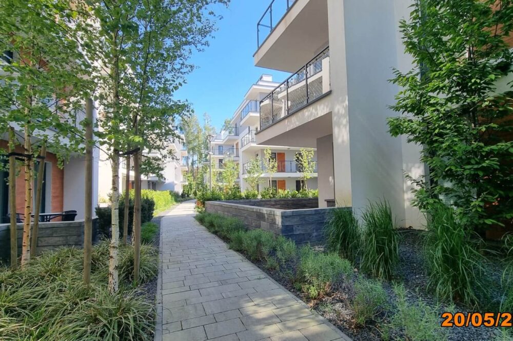 Wohnanlage in Pobierowo mit Gartenanlage