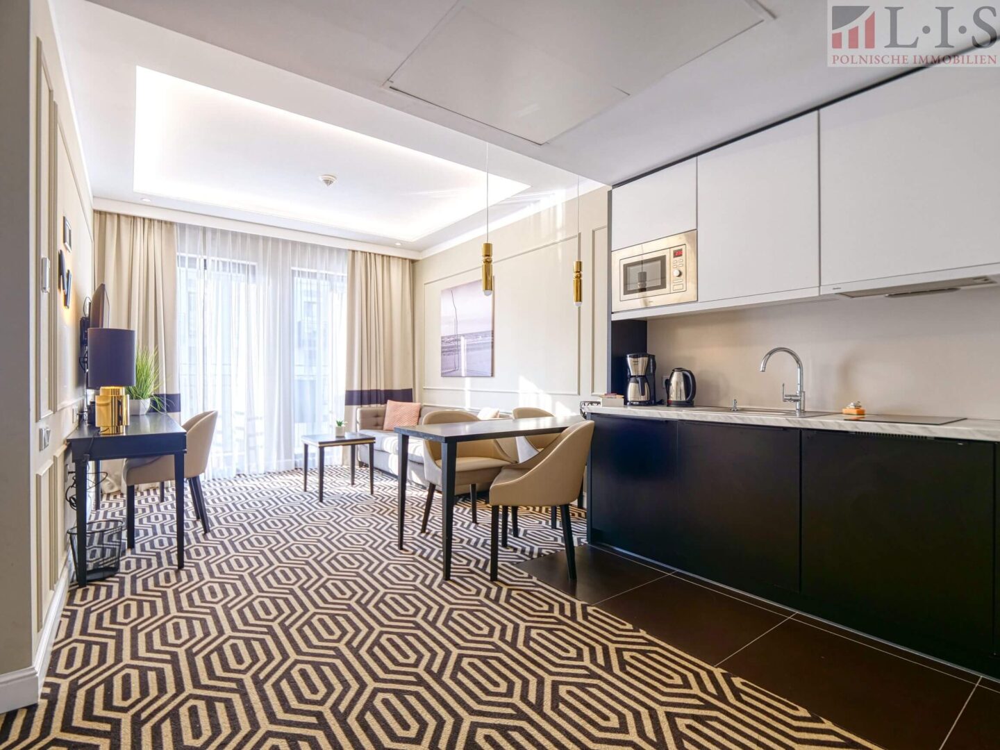 Wohnbereich der Ferienwohnung in Swinemünde
