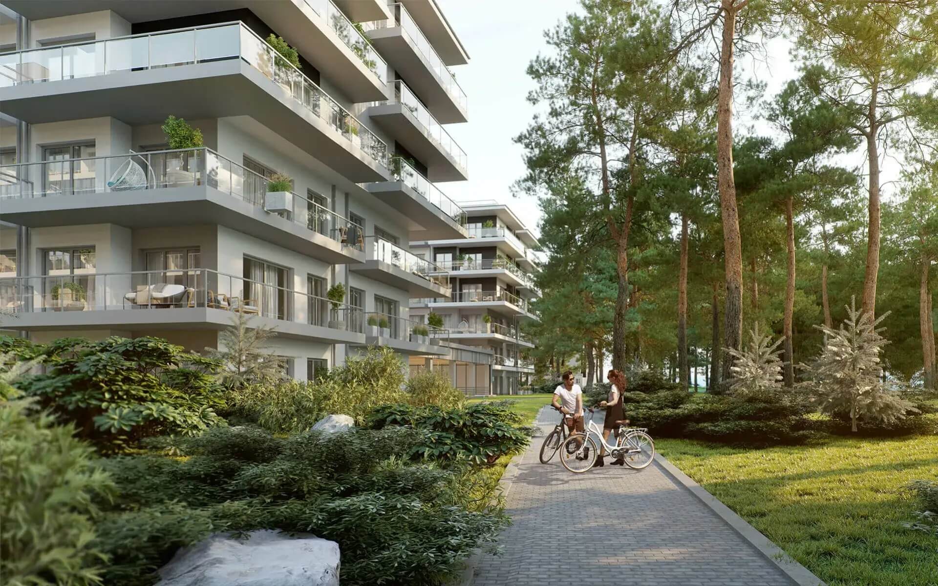 Polnische Ostsee Mrzezyno Neubau 2025 STRANDLAGE ! ab 145.000 € bei Kolberg – Bild 2