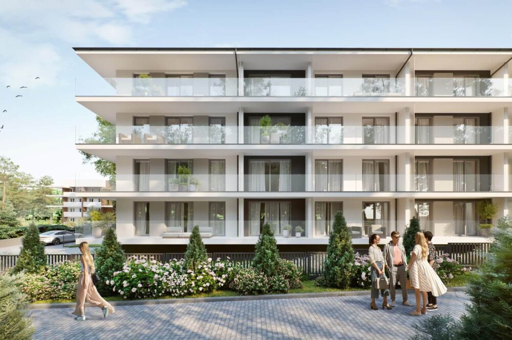 Neubau-Ferienwohnungen in Rewal in erster Meereslinie