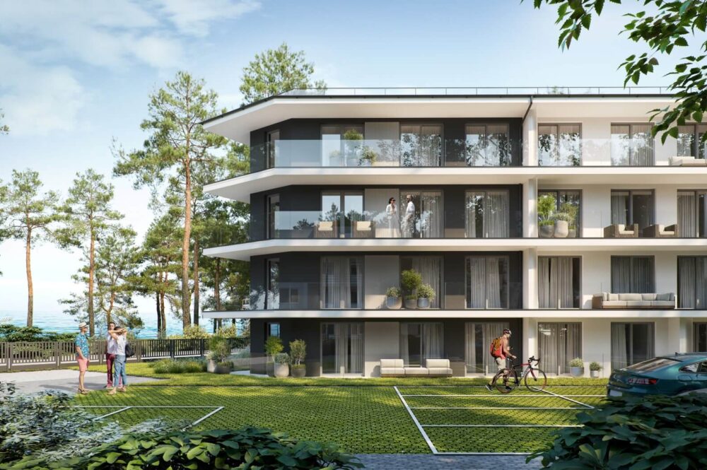 Wellnessbereich mit Sauna im Neubau in Rewal
