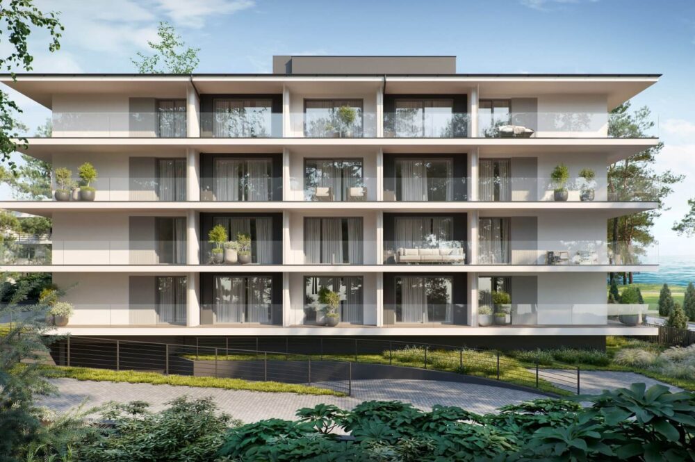 Wohnbereich einer Ferienwohnung in Rewal an der Ostsee