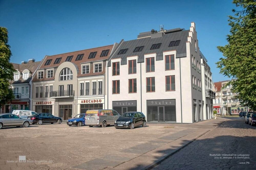 Innenstadtlage der Neubauwohnungen in Swinemünde