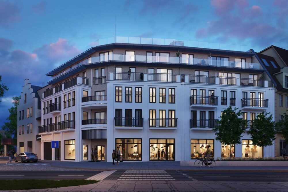 Wohnbereich einer Neubauwohnung in Swinemünde
