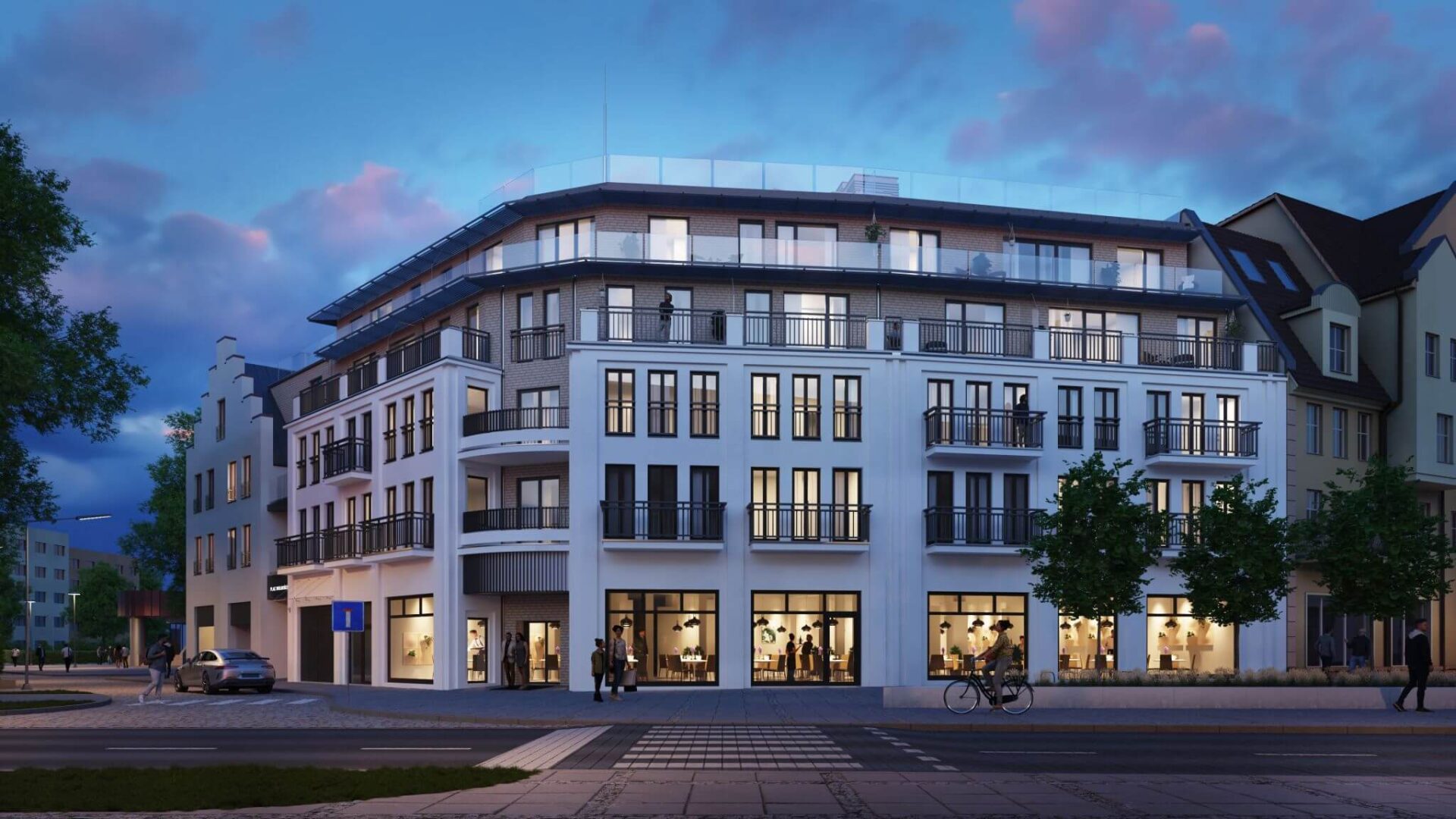 Wohnbereich einer Neubauwohnung in Swinemünde