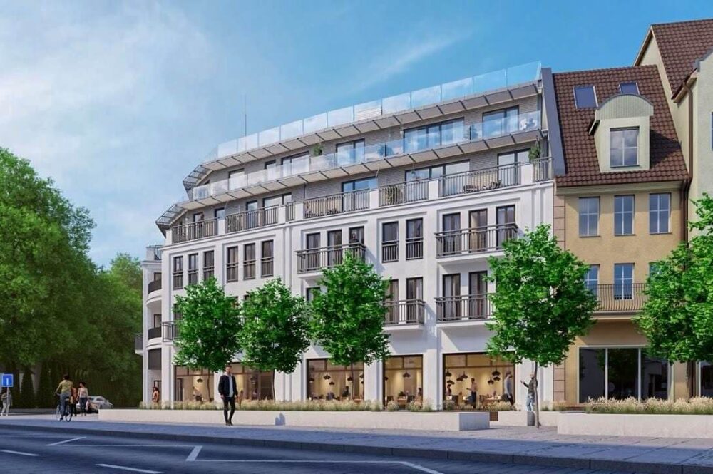 Treppenhaus im Neubau in Swinemünde