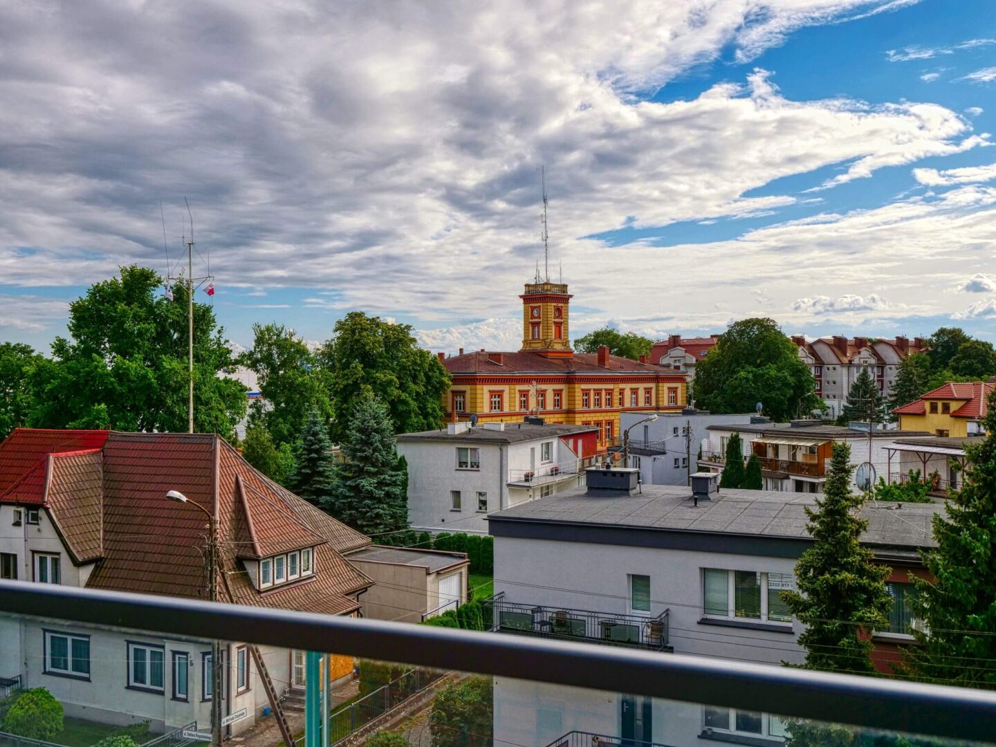 Wohnung in Swinemünde mit Blick auf den Kurpark