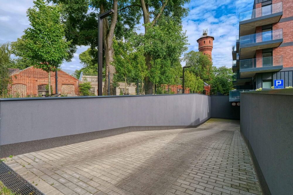Schlafbereich einer Neubauwohnung in Swinemünde