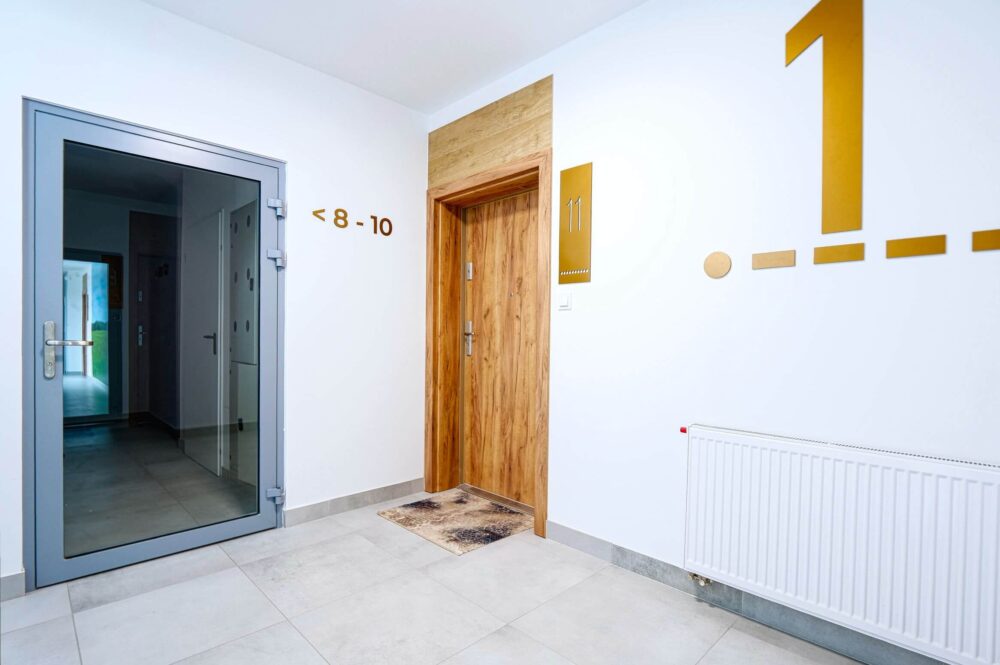 Terrasse einer Erdgeschosswohnung in Swinemünde