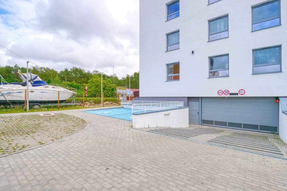 Tiefgarage des Neubaus in Swinemünde