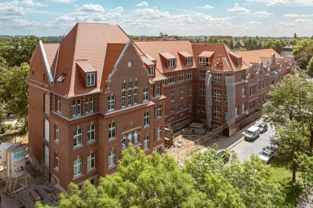 Terrasse einer Eigentumswohnung in Breslau
