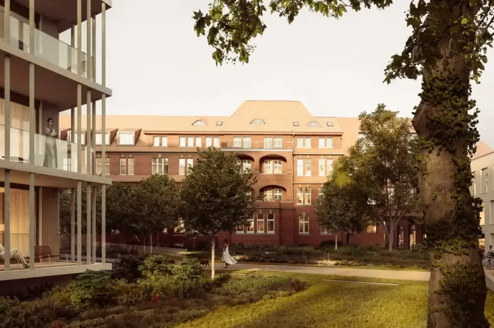Panoramafenster einer Neubauwohnung in Breslau
