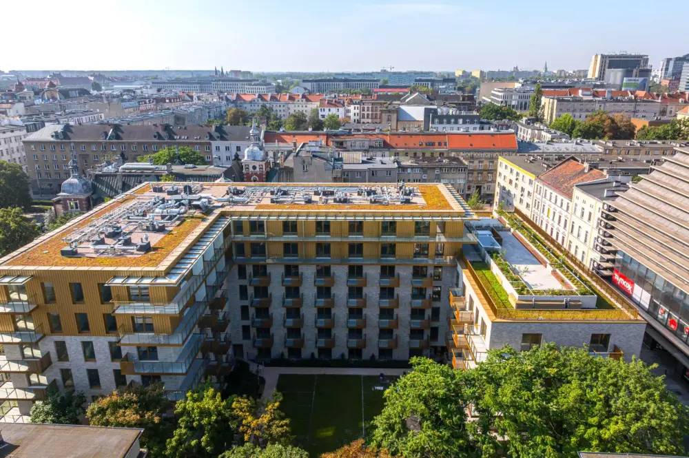 Eingangsbereich mit Rezeption in Breslau