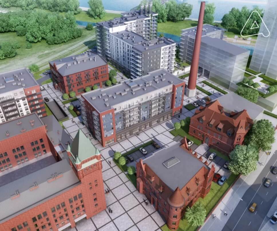 Historisches Wohngelände im neuen Glanz Breslau Immobilien – altes Brauereigelände – Bild 14