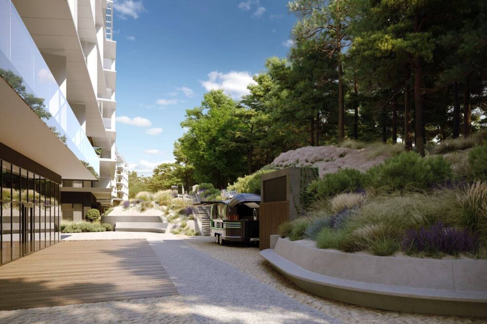 Aparthotel an der Ostsee, Ansicht der Anlage