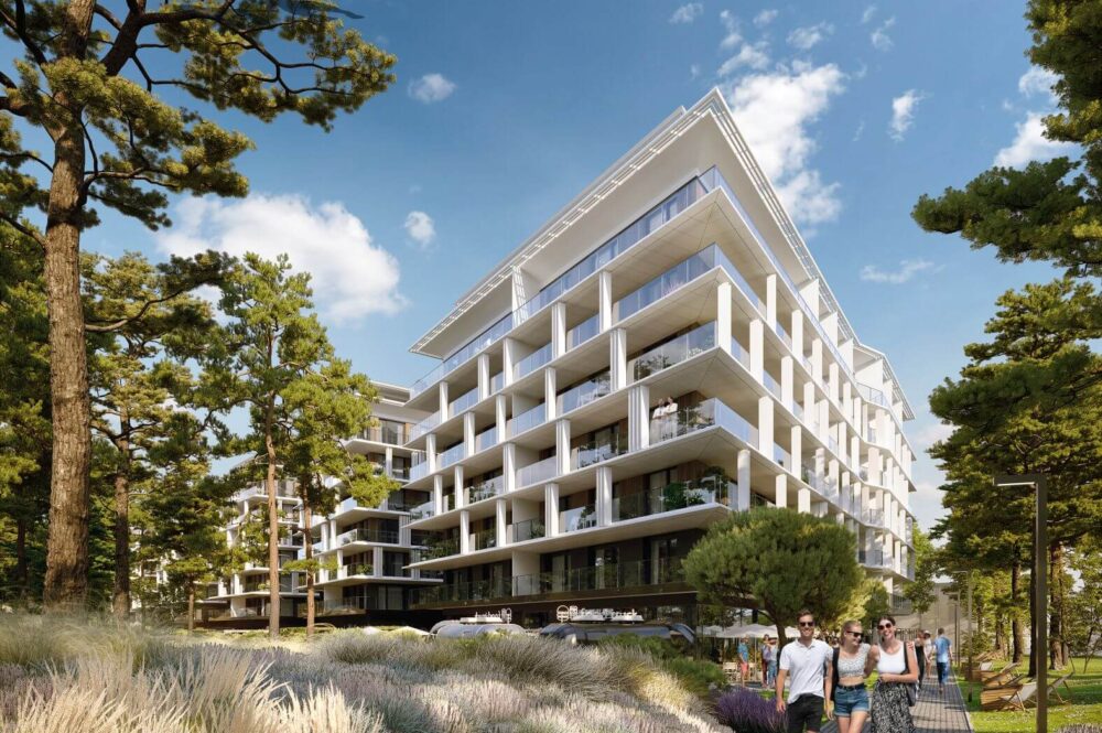 Ferienimmobilie bei Kolberg, Apartment mit Balkon