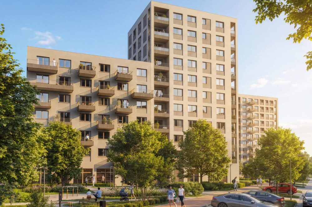 Wohnung in Breslau kaufen – Neubauquartier in grüner Stadtlage