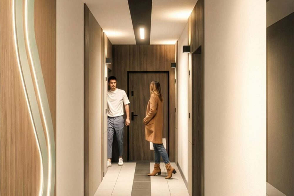 Eingangsbereich mit Lobby in Breslau