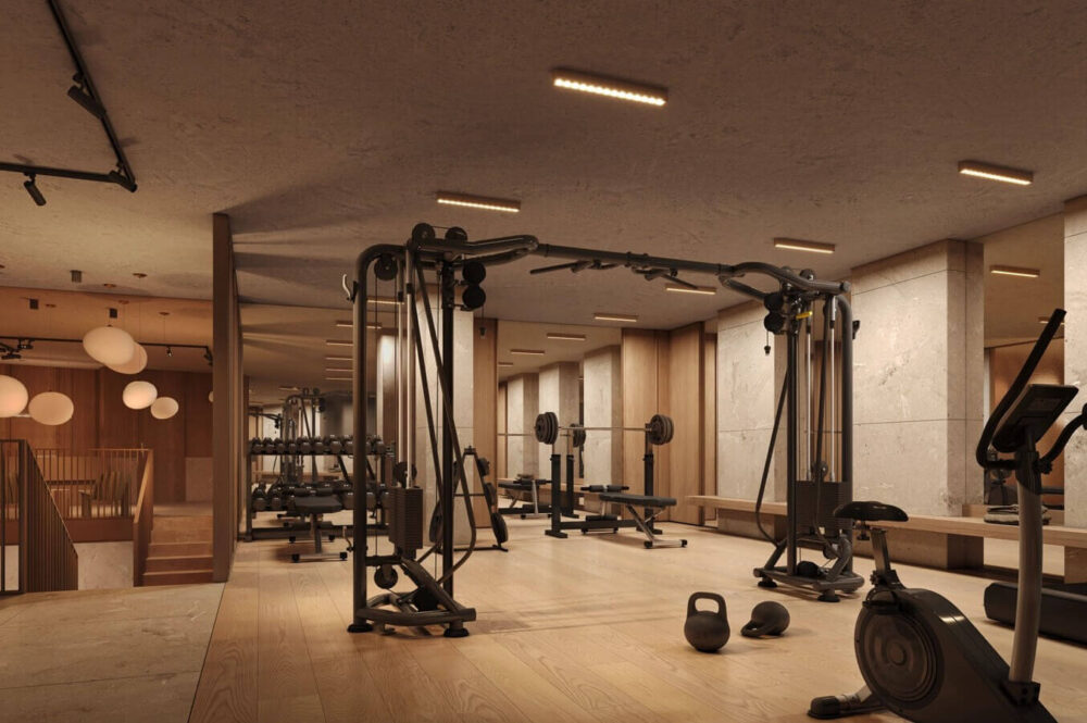 Wellness- und Spa-Bereich der Wohnungen in Breslau