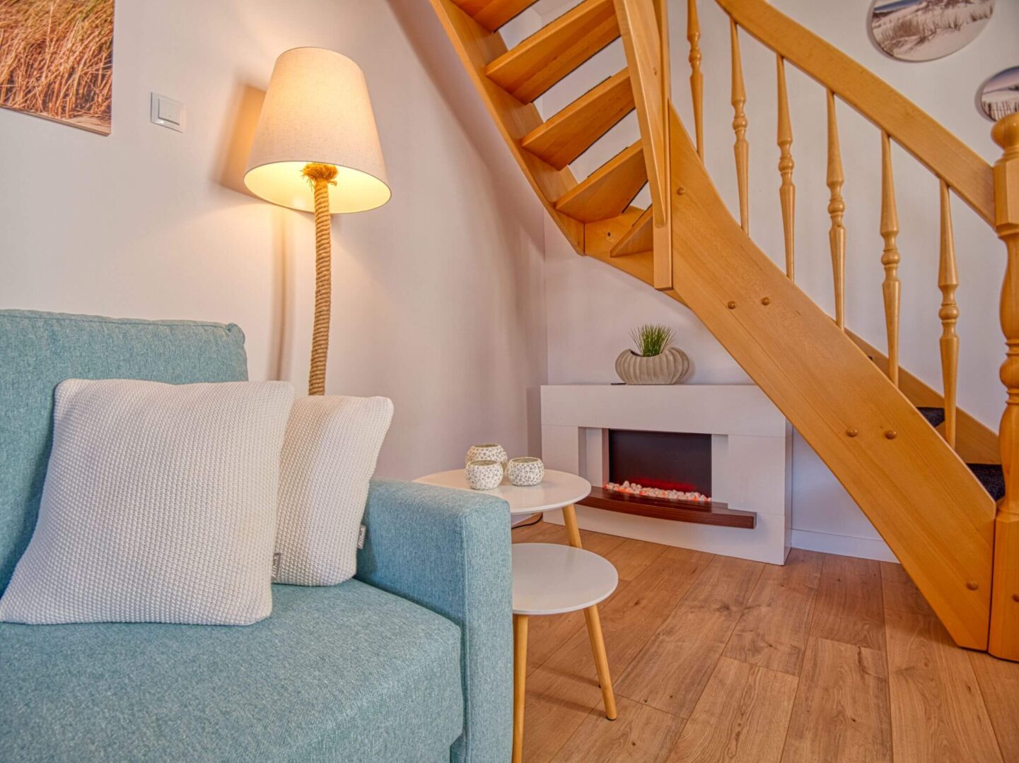 Schlafzimmer der Ferienwohnung in Swinemünde