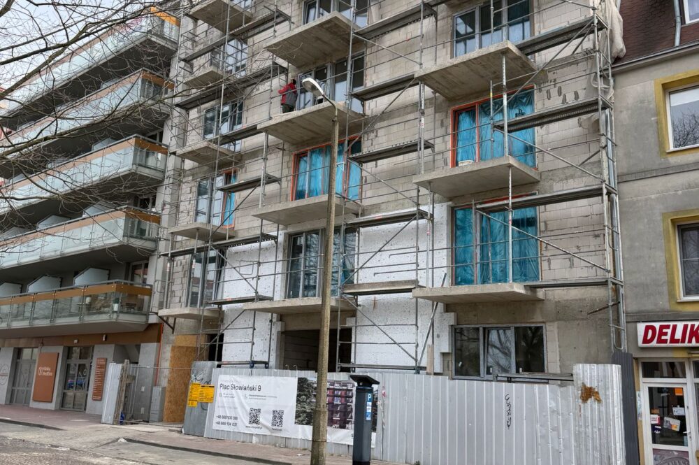 Baufortschritt des Neubauprojekts in Swinemünde