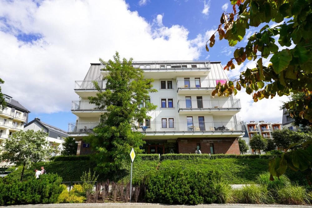 Apartmenthaus in Swinemünde von außen