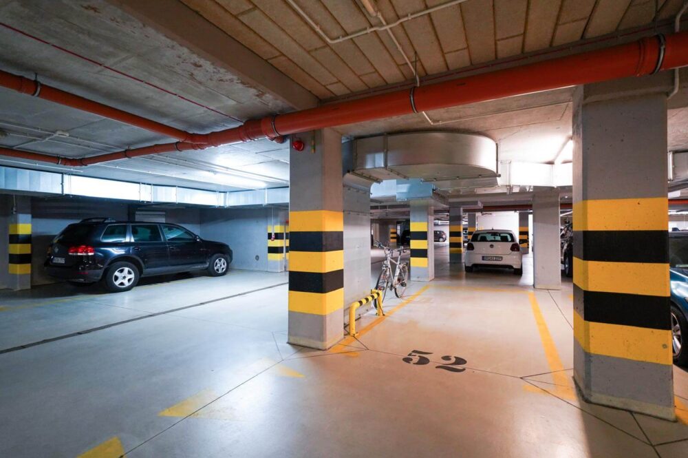 Tiefgaragenstellplatz zum Apartment in Swinemünde
