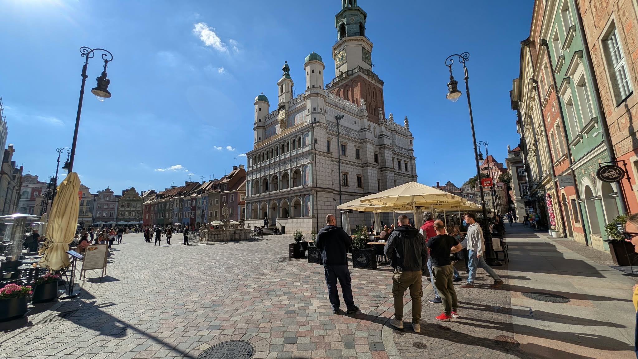 Alter Markt in Poznań im Spätherbst – Altstadt und Mietmarkt Stare Miasto