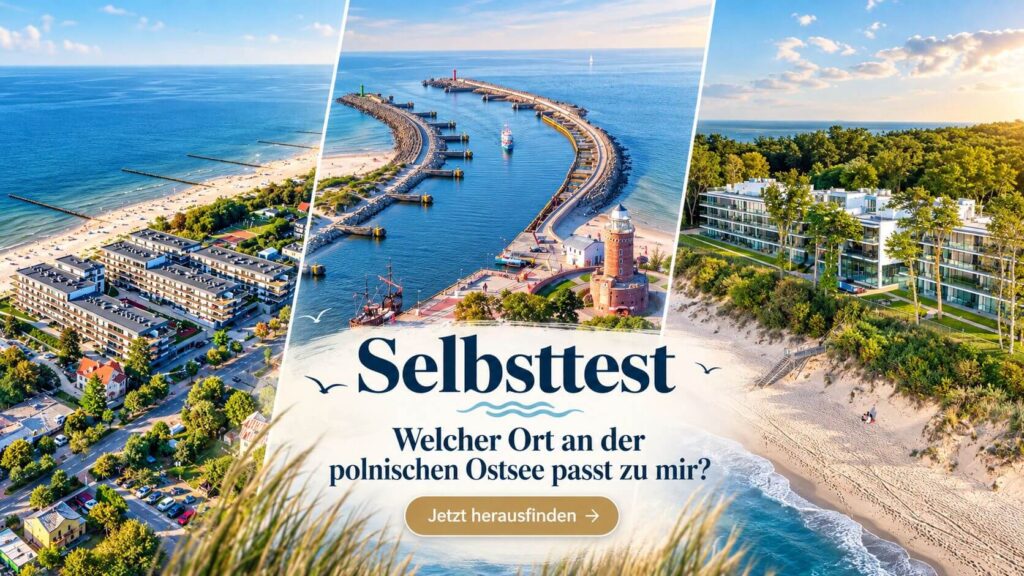 Selbsttest: Welche Ostsee passt zu mir? Küstenorte der polnischen Ostsee im Vergleich