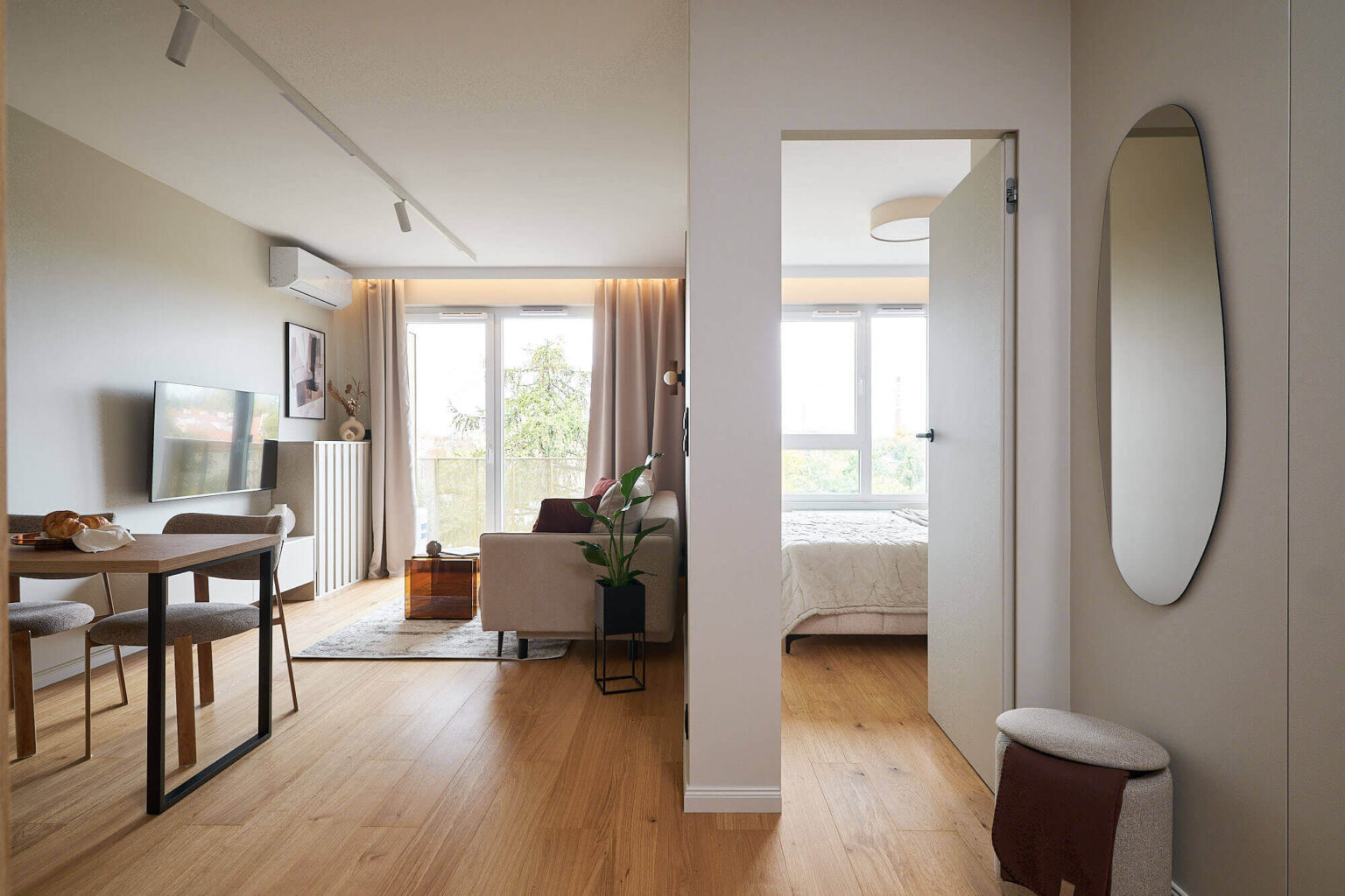 Möblierte 2-Zimmer-Wohnung in Breslau zur Langzeitvermietung