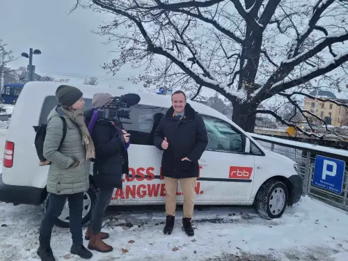 Kundenfoto Dreharbeiten