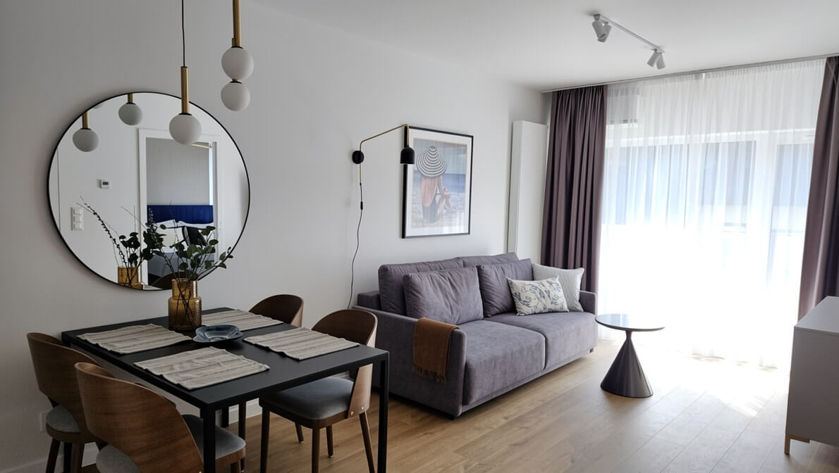 Bezugsfertige Neubauwohnung in Dziwnow an der polnischen Ostsee