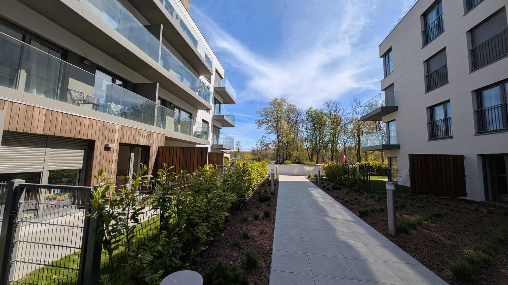 Fertiggestellter Neubau in Dziwnow in direkter Strandlage an der polnischen Ostsee
