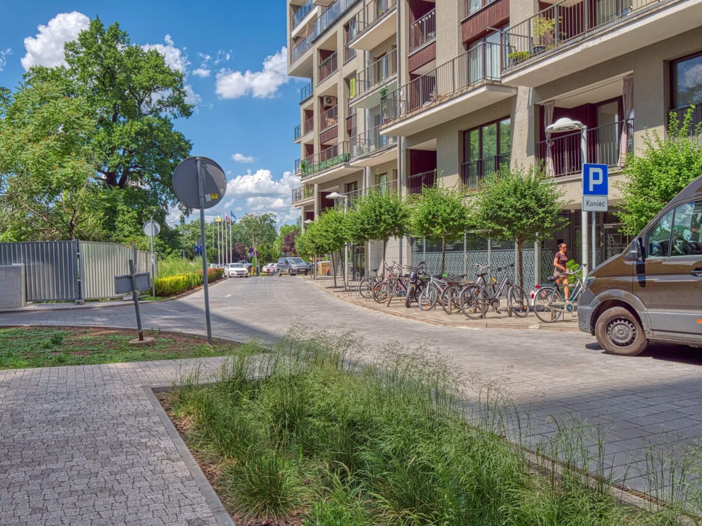 Badezimmer der Wohnung in Breslau, weitere Perspektive
