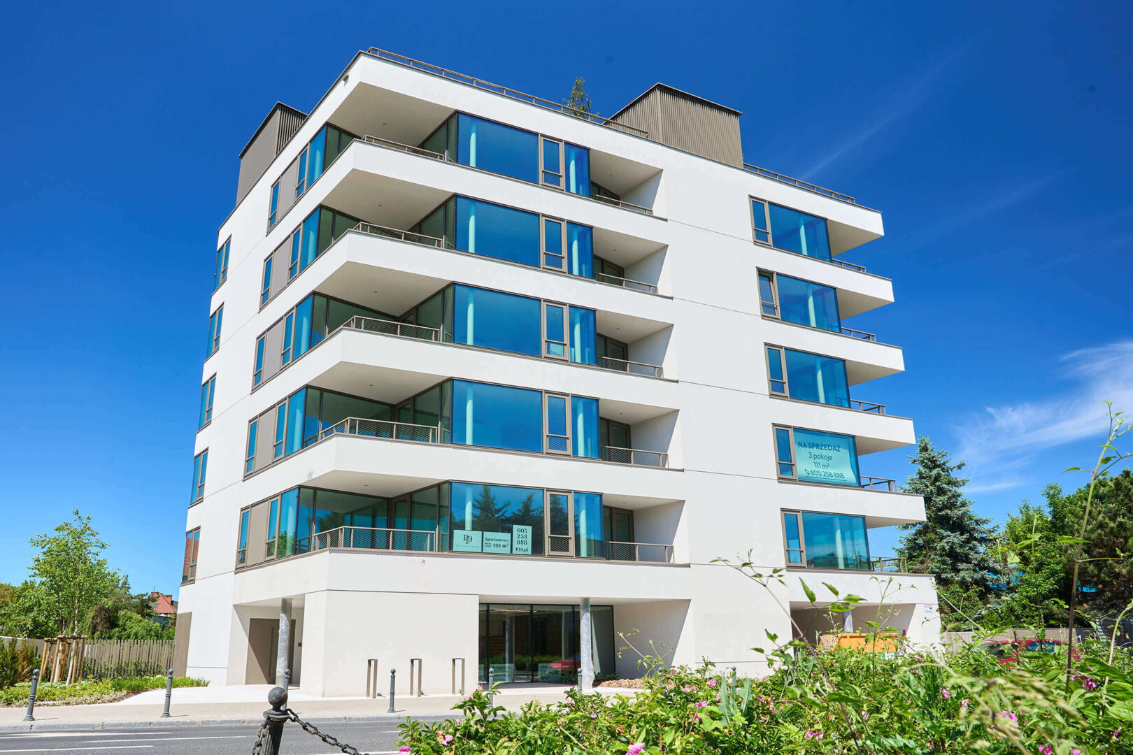Bezugsfertiges Neubau-Wohnhaus in Posen Sołacz, Außenansicht