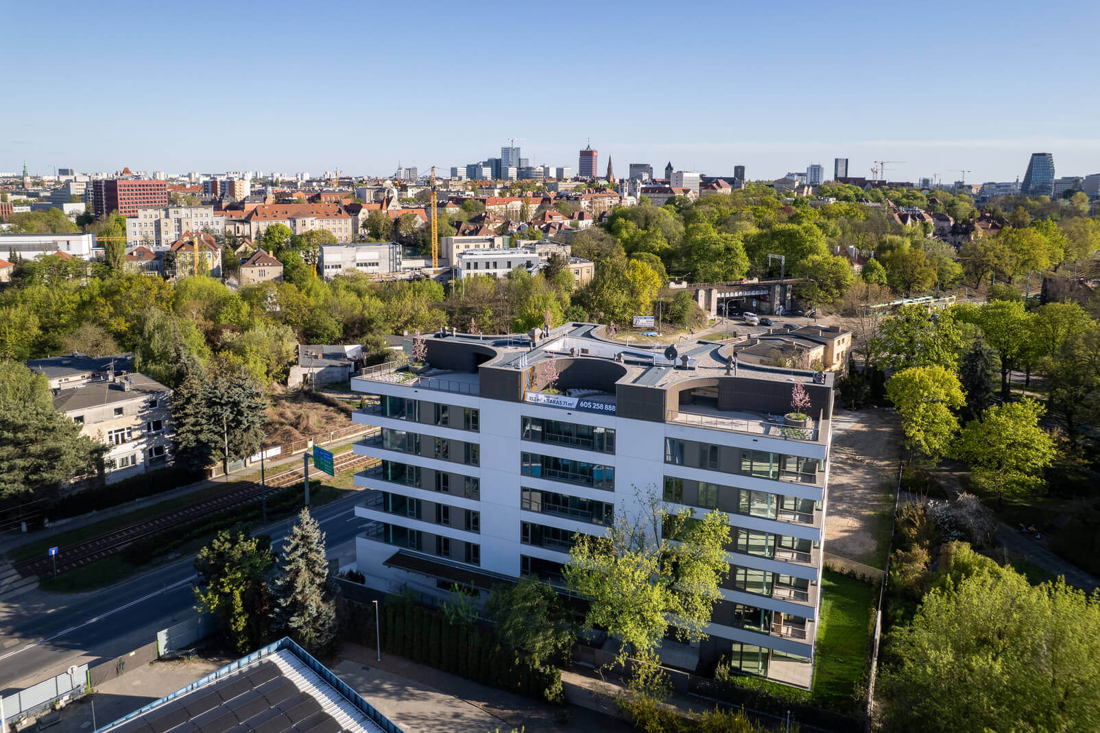 Neubauwohnung in Posen mit Balkon