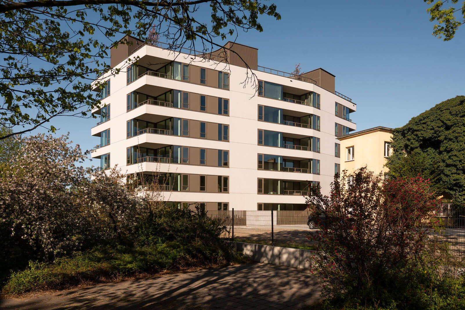 Fertiggestelltes Wohnhaus in Posen Sołacz